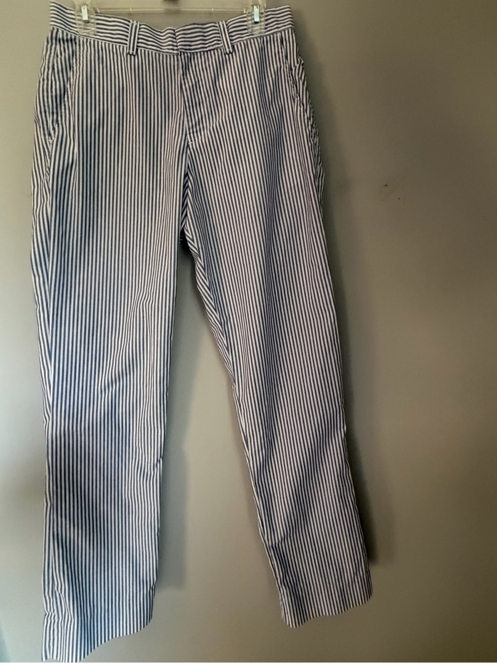 2000s America Apparel Blue stipe Pants 12